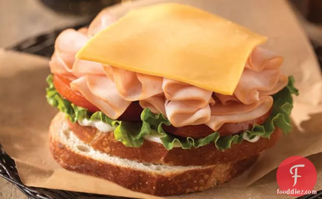 Classic Turkey and Cheese Sandwich