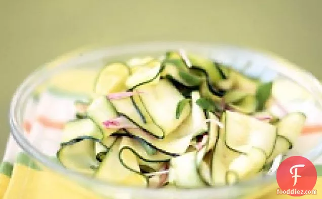 Zucchini Ribbons With Mint