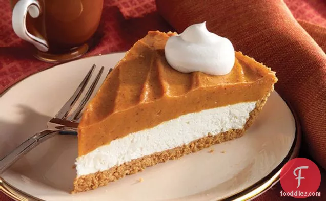 Creamy Two-Layer Pumpkin Pie