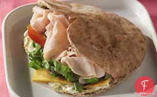Heart-Shaped Pita Sandwich