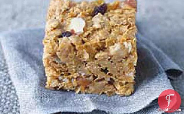Easy Trail Mix Cereal Bars