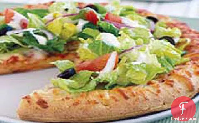 Garden Salad-Topped Pizza