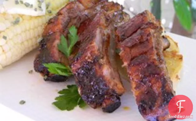 बेक्ड बीबीक्यू बेबी बैक रिब्स कैसे बनाएं