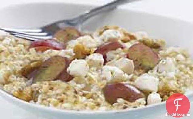 रोस्ट चिकन और चावल का सलाद