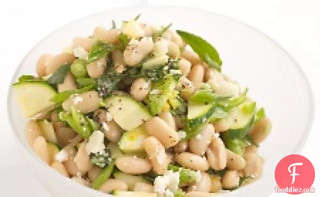White-bean Salad With Zucchini And Parmesan