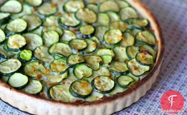 Zucchini Tart W/ Whole Wheat Olive Oil Crust Recipe