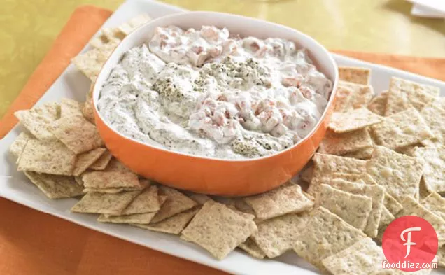 Roasted Red Pepper and Pesto Dip