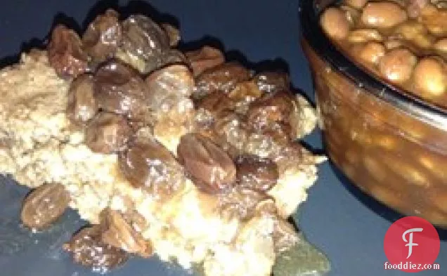 रूट बीयर किशमिश मांस लोफ