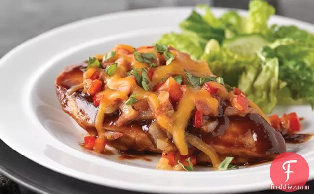Cheesy Southwest Oven-Baked Chicken for Two