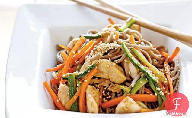 Soba Noodles with Chicken and Vegetables
