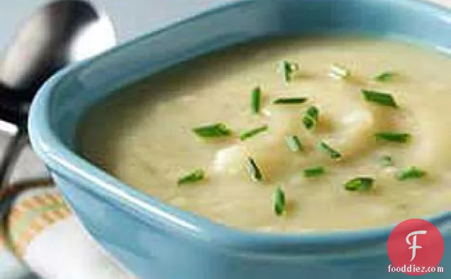 Garlic Potato Leek Soup