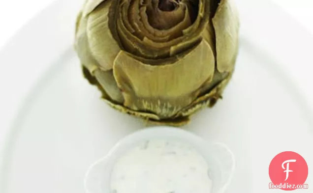 Steamed Artichokes With Cheat’s Aioli