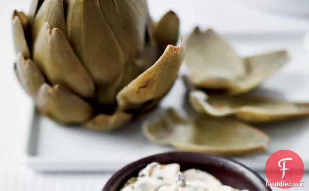 Artichokes with Smoked-Herb Mayonnaise