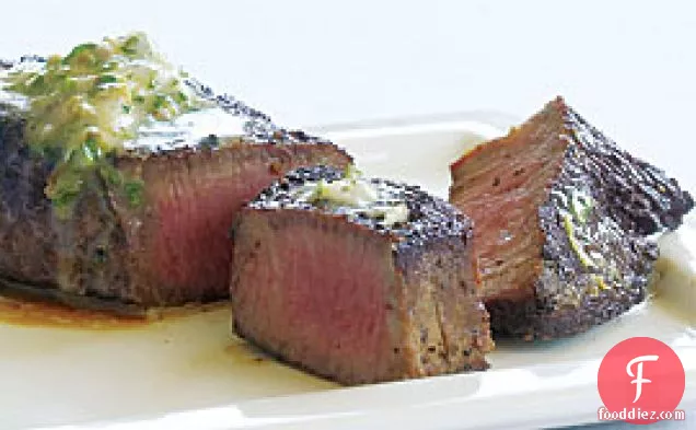 Pan-seared Steak With Caper-anchovy Butter