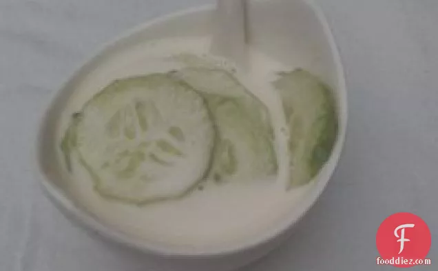 Cucumbers with Dressing