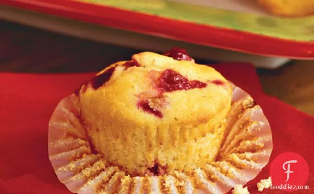 Cornmeal-Cranberry Muffins