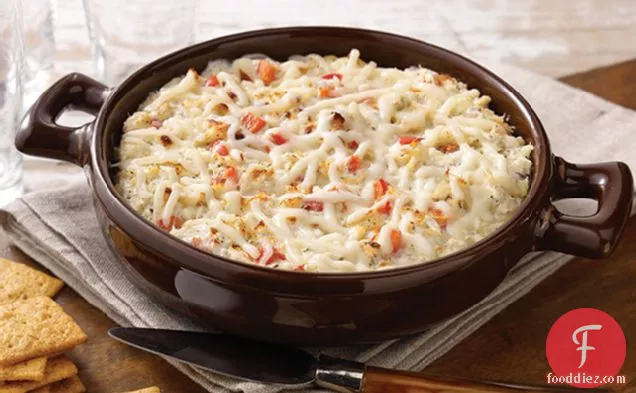 Cheesy Hot Crab and Red Pepper Spread