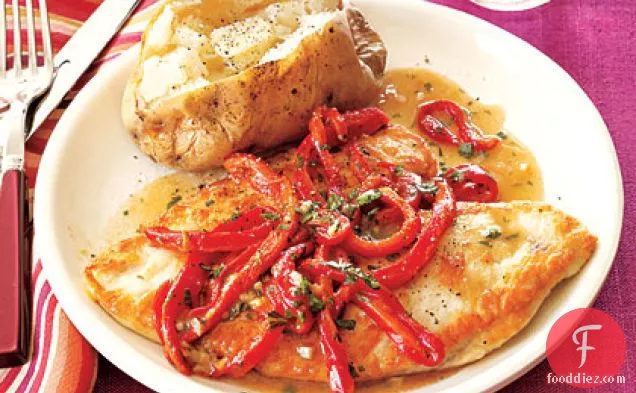 Chicken Breasts with Peppers