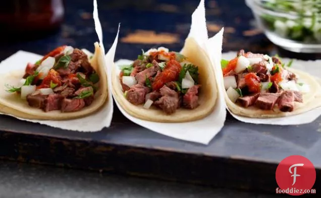 Beef Tacos: Tacos de Carne Asada