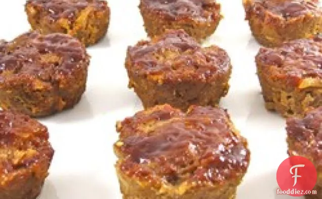 Meatloaf Muffins with BBQ Sauce