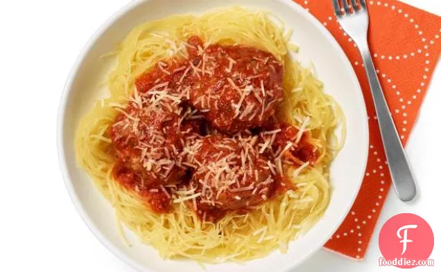 Spaghetti Squash and Meatballs