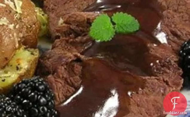 Venison with Blackberry Wine Sauce