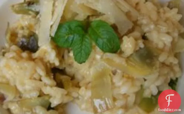 Risotto With Artichoke Hearts And Lemon