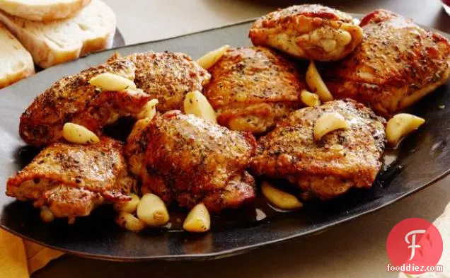 Roasted Garlic Clove Chicken