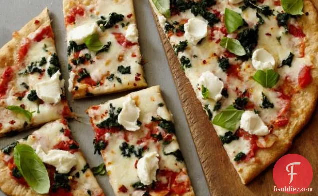 Healthy Spinach and Ricotta Pizza