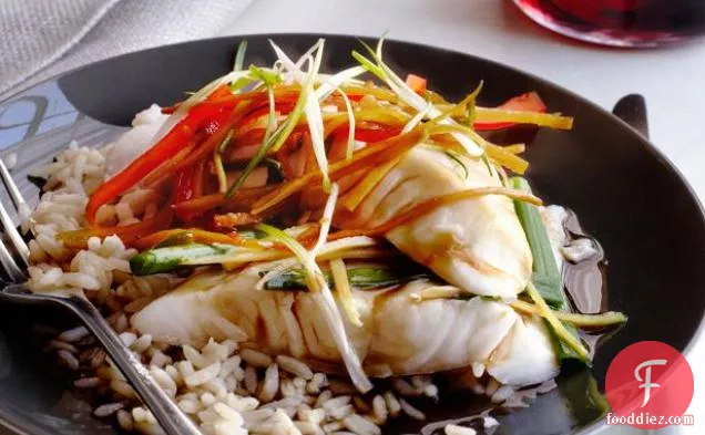 एशियाई उबले हुए मछली