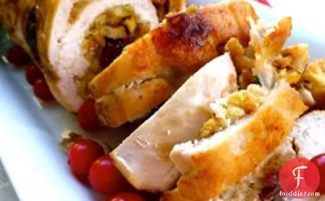 Cranberry Stuffed Turkey Breasts