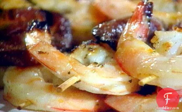 Shrimp and Shiitake Kebabs