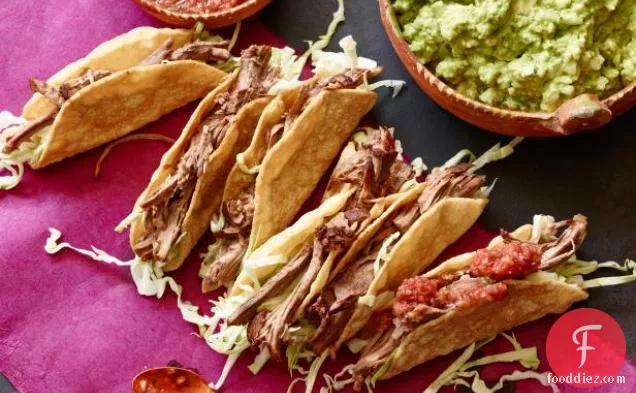मैक्सिकन पॉट रोस्ट Tacos