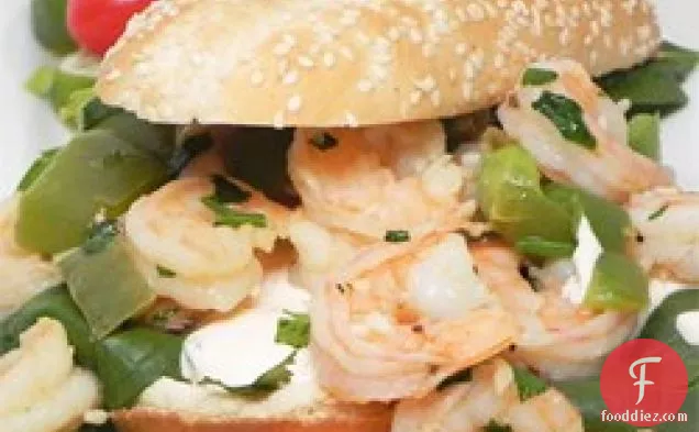 Saba's Shrimp Sandwiches
