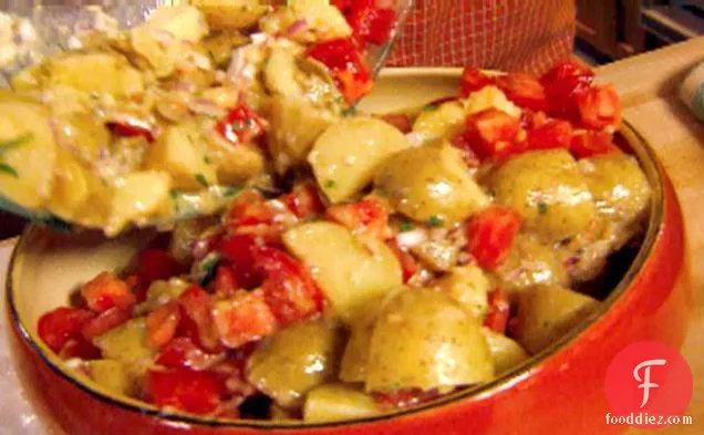 Warm Potato-Tomato Salad with Dijon Vinaigrette