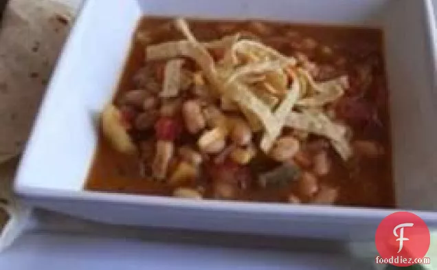 मैक्सिकन बीन और स्क्वैश सूप