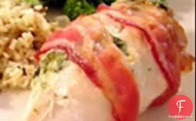 Stuffed and Wrapped Chicken Breast