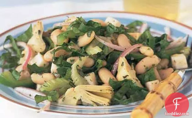 Italian White Bean-and-Artichoke Salad