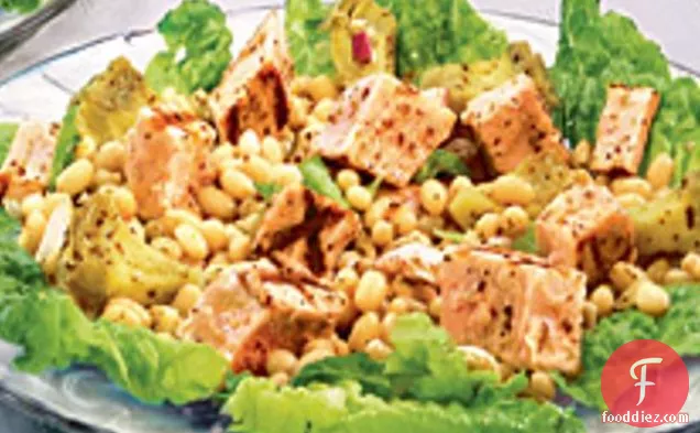 Country French Bean & Tuna Salad With Artichoke Hearts