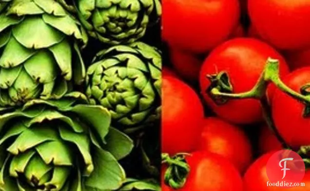 Fresh Tomato, Ricotta, And Artichoke Pasta