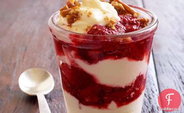 Strawberry-Pretzel Trifles