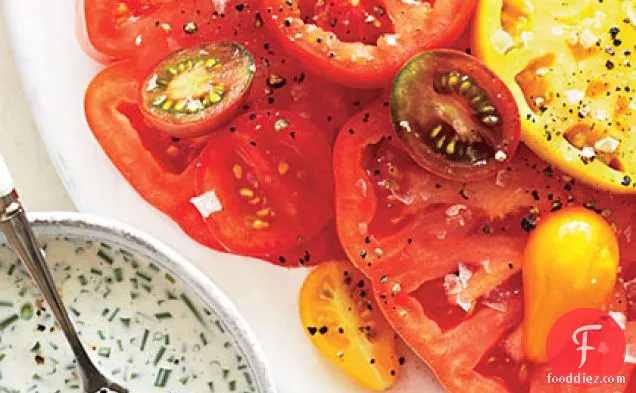 Heirloom Tomatoes with Buttermilk Dressing