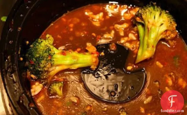 Broccoli-in-garlic-sauce Fried Rice