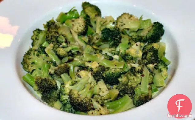 Broccoli With Lime Shallot Dressing