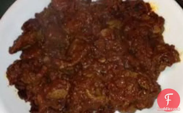 आसान भारतीय Curried भेड़ का बच्चा