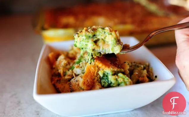 Broccoli Cheese & Cracker Casserole