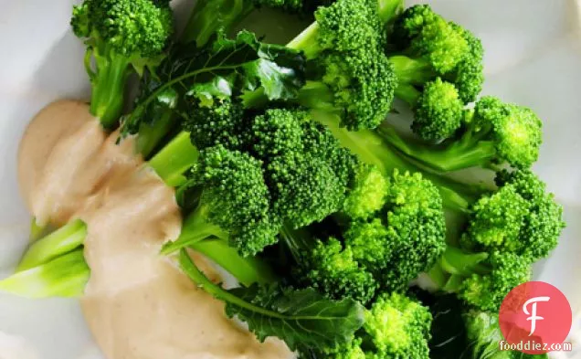 Broccoli With Spicy Tahini Recipe