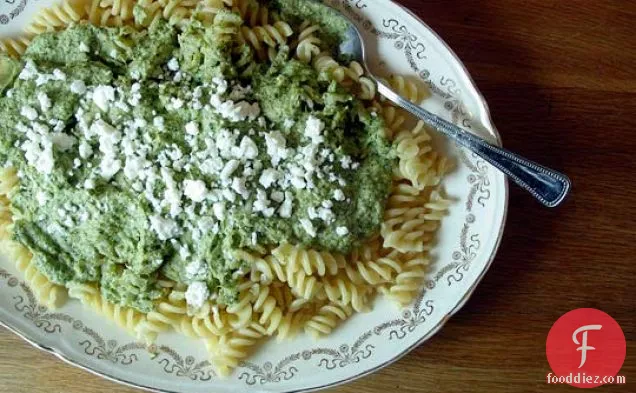 Velvety Broccoli And Feta Pasta