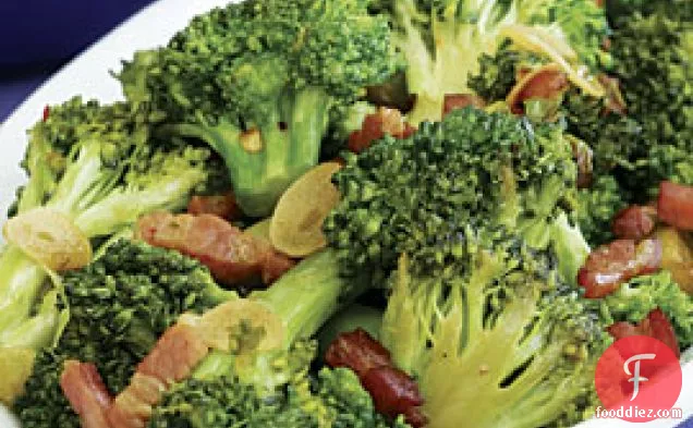 Slow-cooked Broccoli With Garlic & Pancetta