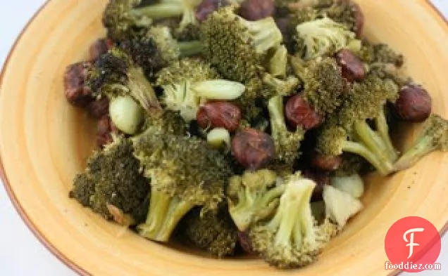 Broccoli With Toasted Garlic And Hazelnuts Crockpot Recipe